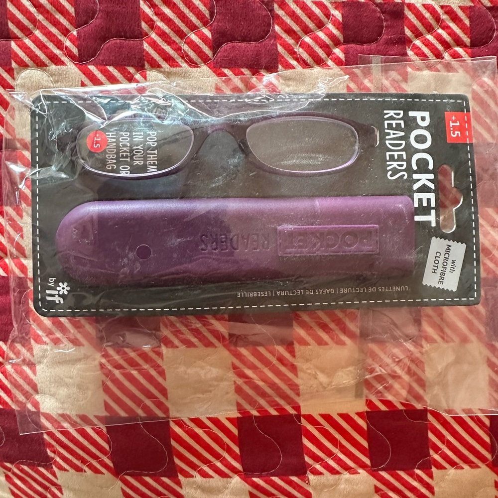 Purple Pocket Readers Glasses